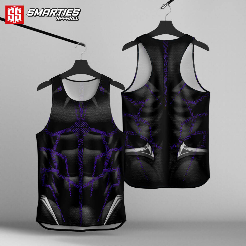 Super Running Singlet Black Panther