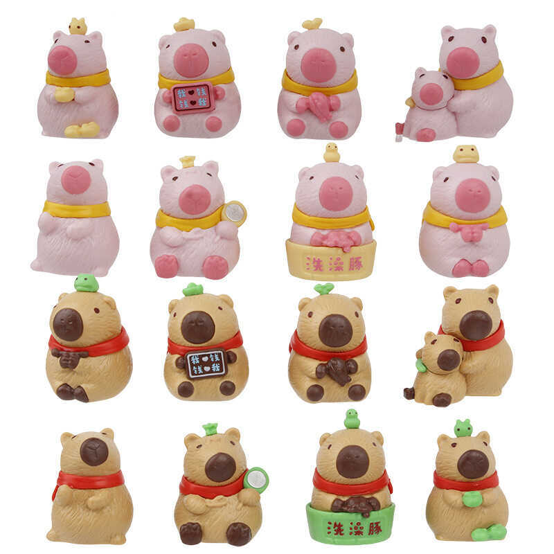 Phong Cách Mới Giải Nén Capybara Văn Phòng Chữa Bệnh Kapibara Người Ảnh Hưởng Búp Bê Hình Hợp Thời T