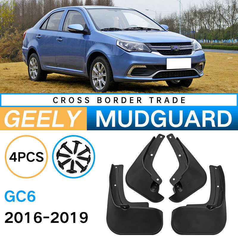 Thích hợp cho Geely GC6 2016-2019 Xe Ngoại Thương Lốp Chắn Bùn Cao Su Mềm Sửa Đổi Chắn Bùn