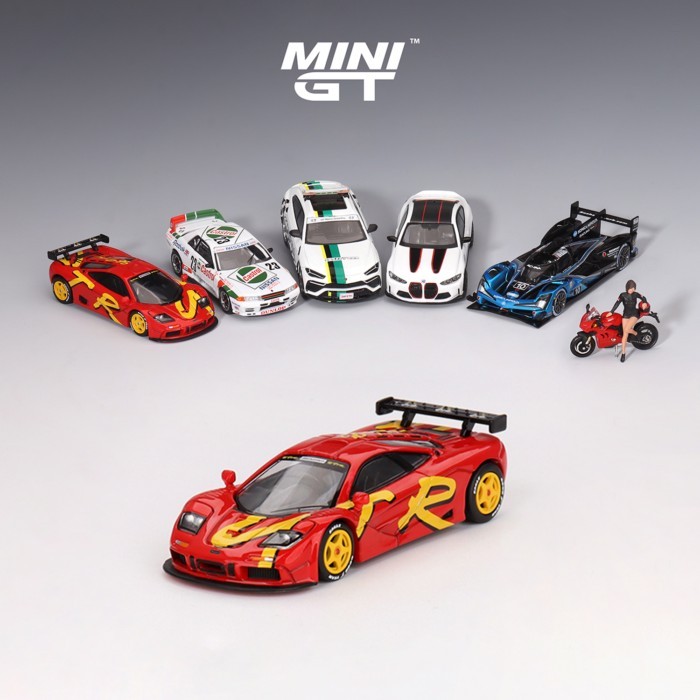 MINI GT 1: 64 McLaren F1 GTR Xe Thể Thao 1996 Mô Phỏng Mô Hình Xe Hợp Kim