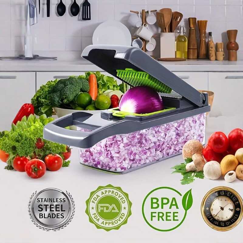 Đa Năng Cắt Rau Dụng Cụ Tiện Dụng Nhà Bếp Hộ Gia Đình Dụng Cụ Tiện Dụng Dụng Dụng Cụ Xay Dụng Cụ Xay