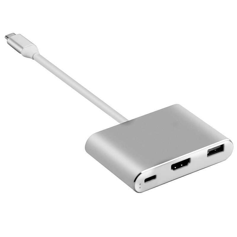 Trạm nối năm trong một HD 4K HDML HUB USBC HUB HUB HUB logo in