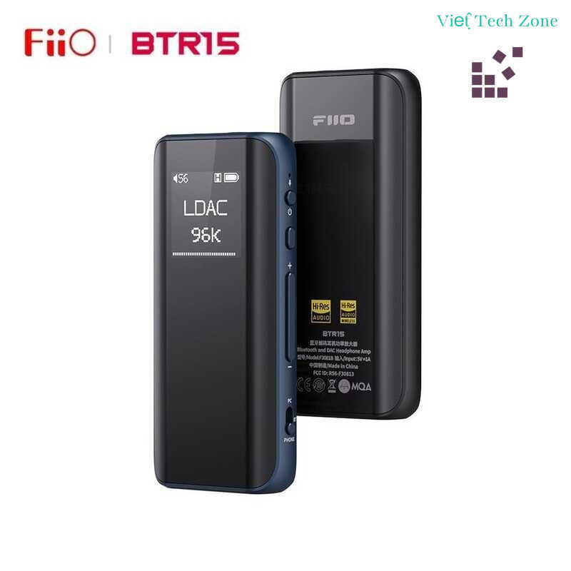 Bộ khuếch đại tai nghe Bluetooth 5.1 FiiO BTR15 Bộ thu DSD256 LDAC/aptX Adaptive | Nguyên bản