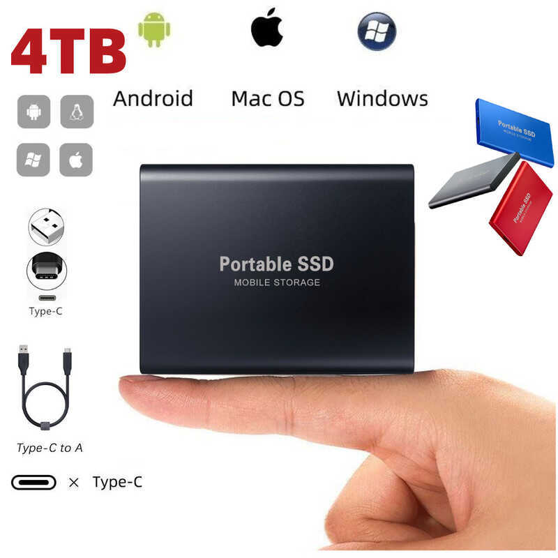 Bán Hot Mobile Solid State 500GB 1TB 2TB 4TB 8TB 16TB Nâng cấp mở rộng
