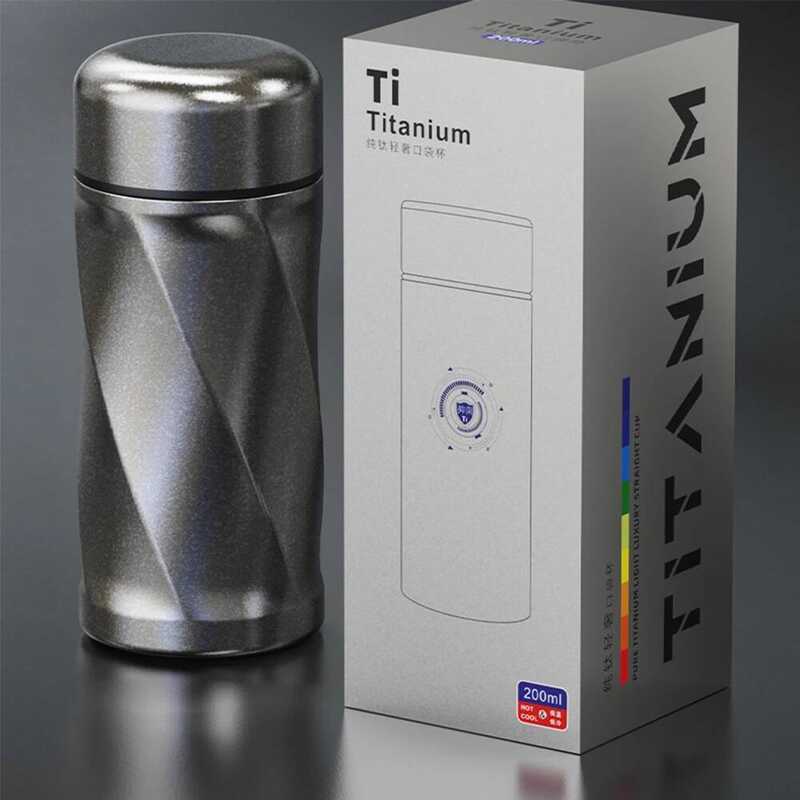 Mini Túi Titan Cốc Tumbler 200ML Trà Inr Tách titane Bình Giữ Nhiệt Cho Cà Phê Chân Không Bình Cốc t