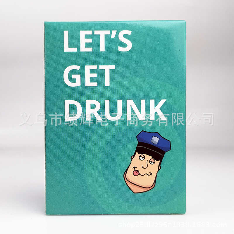 Let 'sgetdruk English Strawcardswillgetyoudronk Party Game Board Game Game Board Game