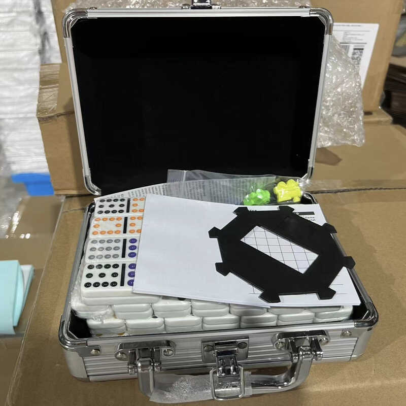 Trẻ em Giáo dục Số học Dominos DOMINO Người lớn Double Twelve Dominos Board Game Chessboard