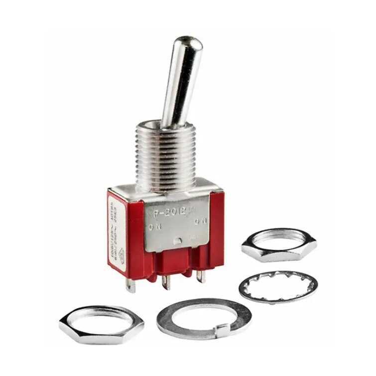 NKK Thương Hiệu P-2013 Ba Tốc Độ 6A Chống Cháy UL Đầu Lắc ON-OFF-ON Nhà Sản Xuất Công Tắc Xoắn Lục G