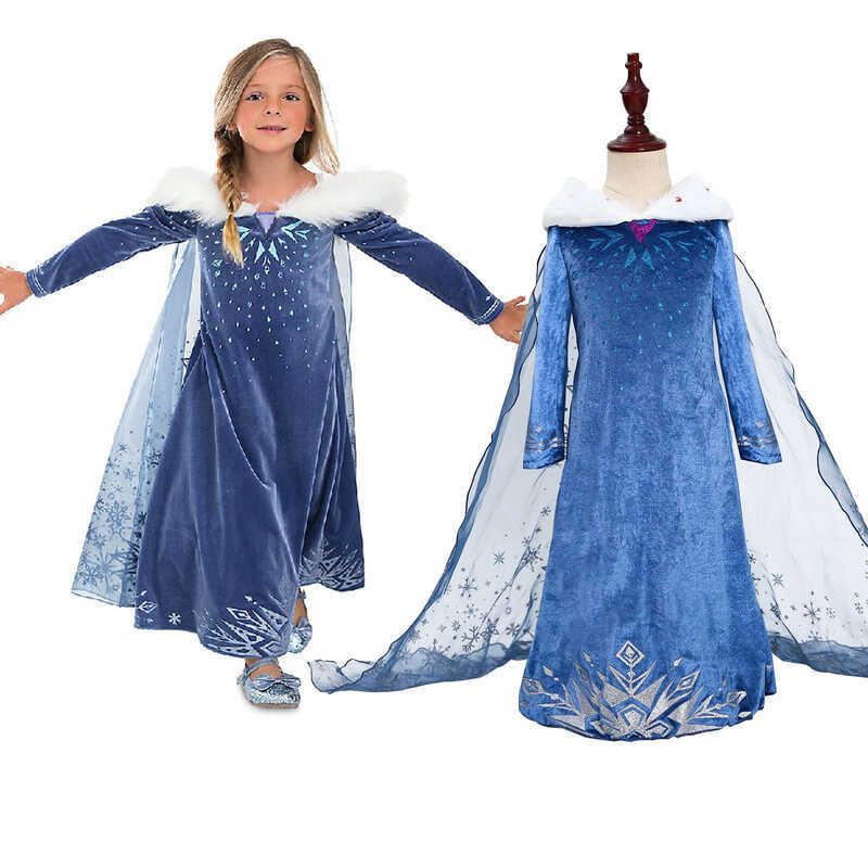 2021 Halloween Trẻ Em Frozen Đầm Công Chúa Trẻ Em Quần Áo Bé Gái Công Chúa Elsa Trẻ Em Đầm Frozen Đầ
