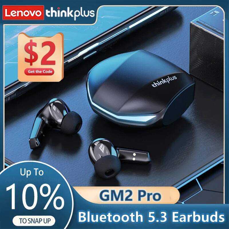 Tai nghe Oril Lenovo GM2 Pro Bluetooth 5.3 Tai nghe chơi game không dây Độ trễ thấp Cuộc gọi HD Chế 