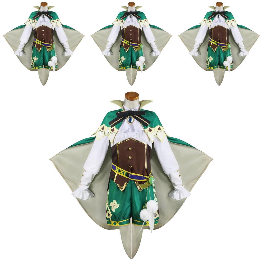Genshin Cosplay Trang Phục Venti Phù Hợp Nhiều Kích Cỡ