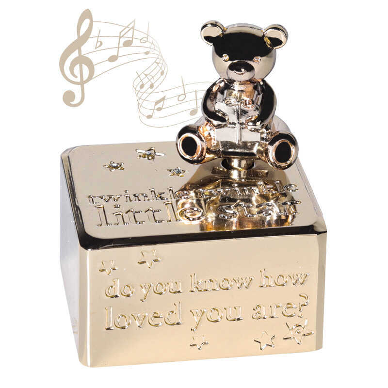 Ngôi Sao Nhỏ Quà Tặng Gấu Hộp Nhạc Hợp Kim Kẽm Hộp Nhạc Tùy Chỉnh Sáng Tạo Quà Tặng Sinh Nhật 520 Bạ