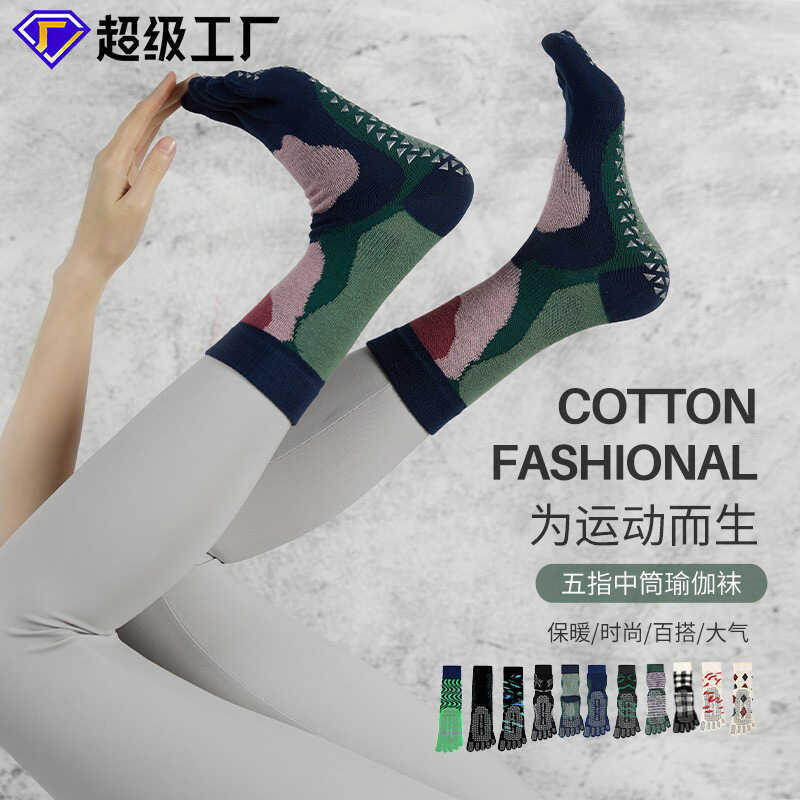 Mùa Thu - Socks Yoga Cho Pilates, Anti-Slip, Chuyên Nghiệp Cho Phụ Nữ