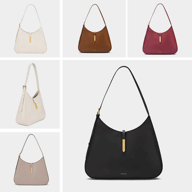 DEMELLIER Túi đeo nách Túi xách nữ đơn giản mellier Túi đeo vai đi lại Túi đi dạo Túi cổ điển