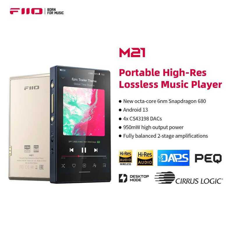 Máy nghe nhạc di động FiiO M21 4.7" HD Lossless Bluetooth MP3