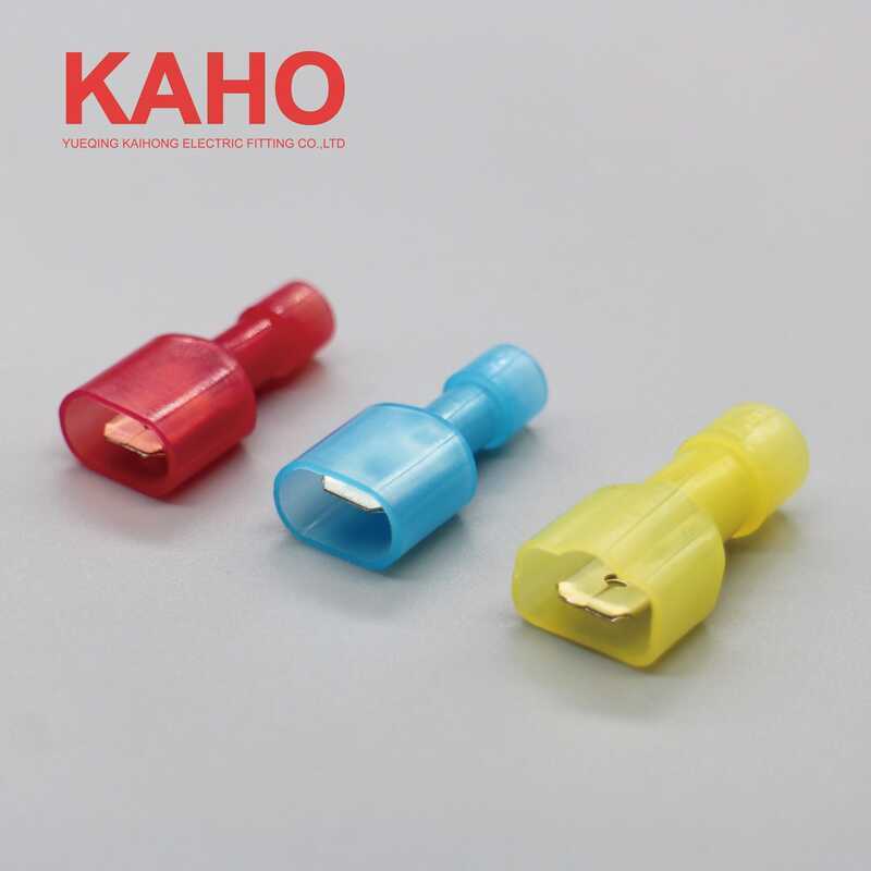 6.3 Chèn lò xo FDFN2-250 Nylon Thiết bị đầu cuối cách nhiệt hoàn toàn Nam Nữ Mông Chèn Chèn Chèn Đầu