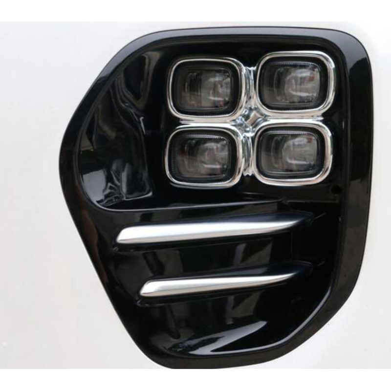 Thích hợp cho Kia KX5 Tấm che đèn sương mù phía trước KX5 Khung trang trí Đèn sương mù 4 lỗ