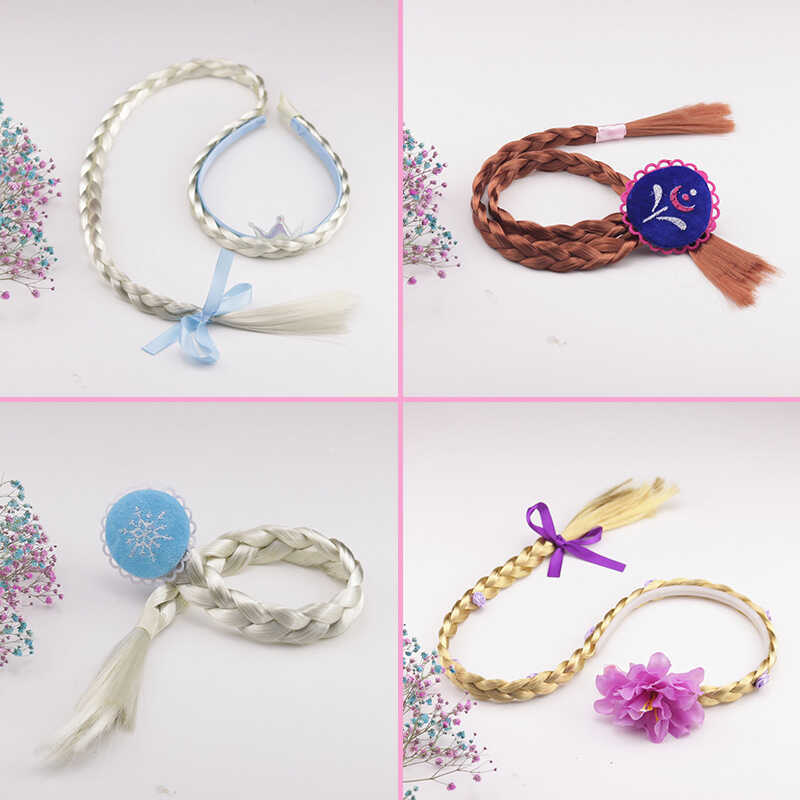 Bé Gái Phụ Kiện Tóc Elsa - Dễ Thương Cho cosplay Công Chúa Băng Elsa Và Anna