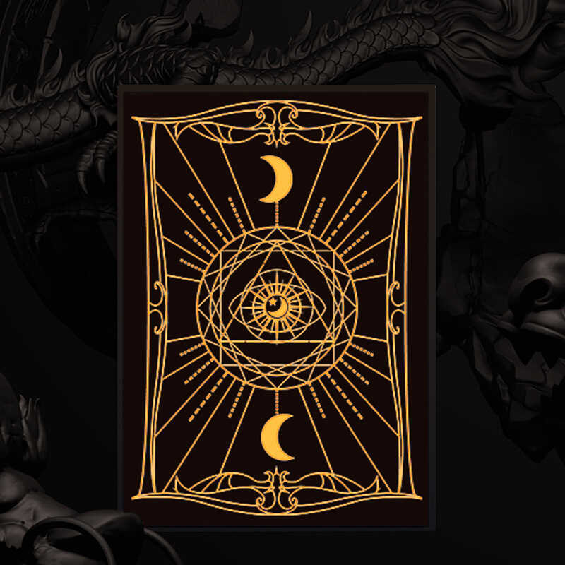 Tarot tùy chỉnh Tarot Tarot Tarot Plain Laser Bạc Card Board Game Card Solitaire Flash Card