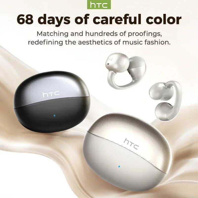 Tai nghe HTC NE56 Bluetooth V6.0 OWS Tai nghe không dây thể thao Không giảm cuộc gọi Tai siêu nhẹ