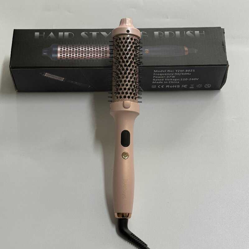 Đa Năng Uốn Sắt Con Lăn Lược Tóc Gai Lược Uốn Sắt Cắm Điện Lược Làm Tóc Lược Thẳng xindianQ