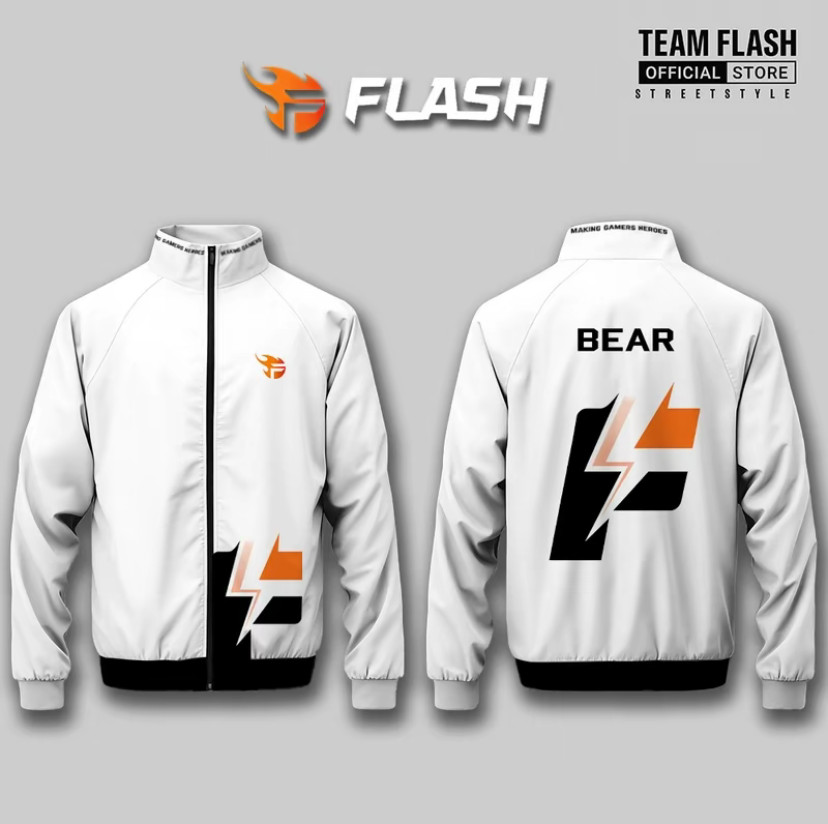 PHIÊN BẢN THẾ GIỚI FPT X Flash ALPJERSEY 2025. Team Flash E-sport Edition Jerseys, Áo thời trang nam