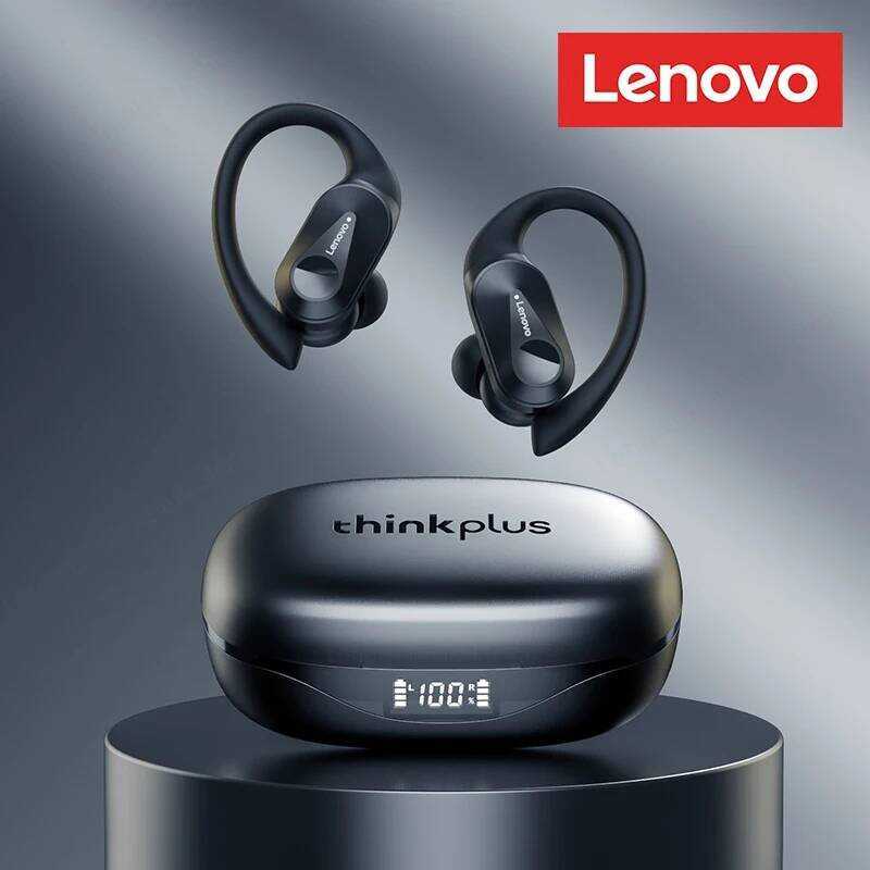 Lenovo LP75 WirelessTWS Sports Bluetooth5.3 Tai nghe Móc tai Không giảm Tai nghe chơi game chống nướ