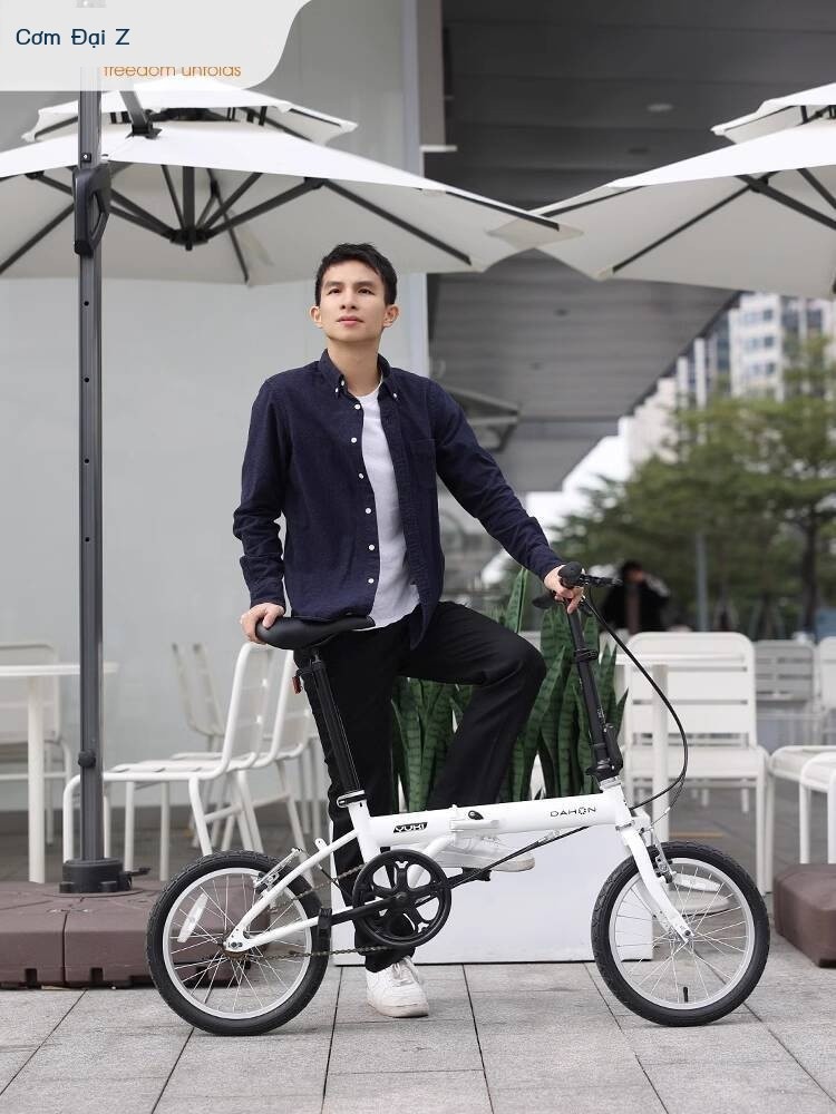 DAHON 16inch Xe đạp gấp mini cho người lớn, unisex, bánh nhỏ, tốc độ đơn KT610