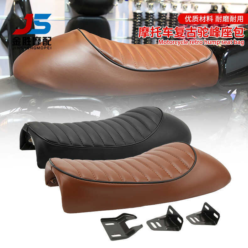 Sửa Đổi Nam CG125 Xe Máy Đệm Đệm Đệm Đệm Đệm Yên Ghế 53cm Phiên Bản Ngắn Quán Cà Phê