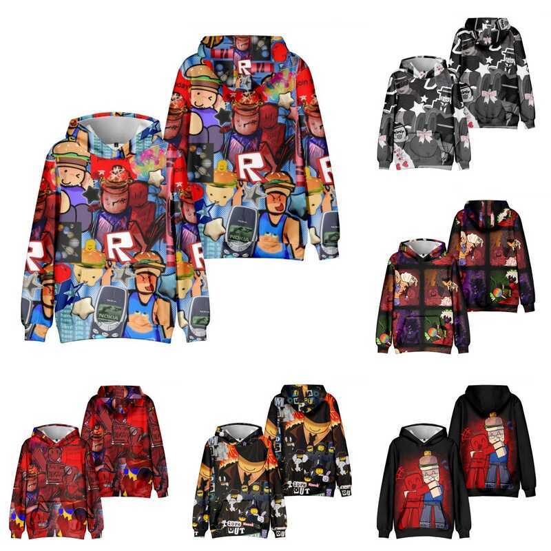 Roblox Forsaken Gubby 3D In Hình Nam Nữ - Bộ đồ cosplay có mũ trùm đầu và áo khoác anime