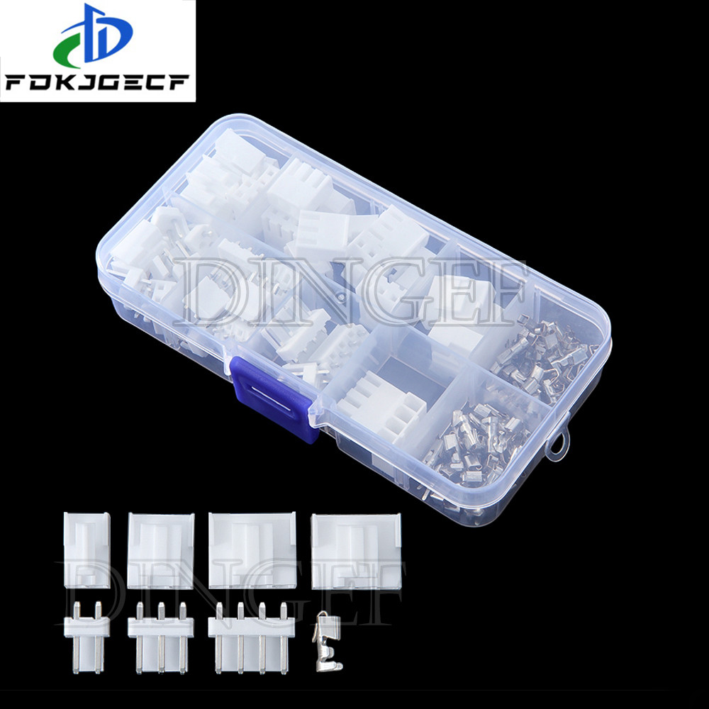 120 Cái / hộp JST VH3.96 Pin Header Connector 2 / 3 / 4 Pin JST VH 3,96mm Nam Cắm Ổ Cắm Nữ Vỏ Nhựa N