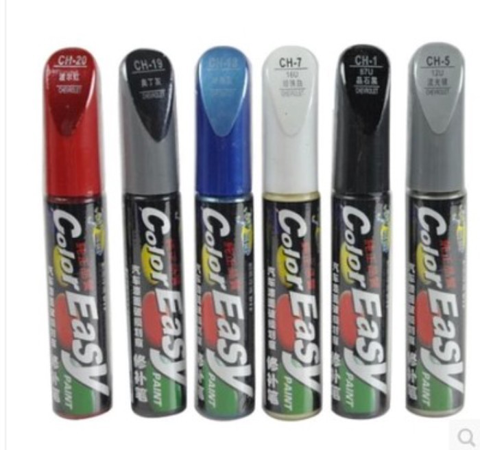 / New 'Car Touch-Up Paint Pen Scratch Pen Đen Trắng Xám Bạc Đỏ Vàng Xanh Dương Touch-Up Pen Touch-Up