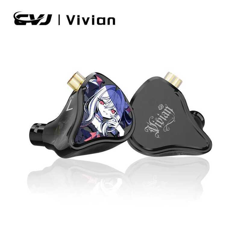 Tai nghe nhét tai CVJ Vivian In Ear Trình điều khiển động 10mm thích hợp cho âm nhạc và chơi game Cá