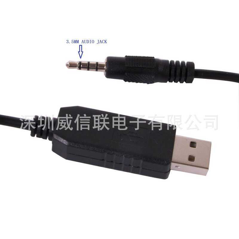FTDI USB TO UART TTL TRRS Đầu âm thanh 3,5mm Cáp nối tiếp âm thanh TTL-232R