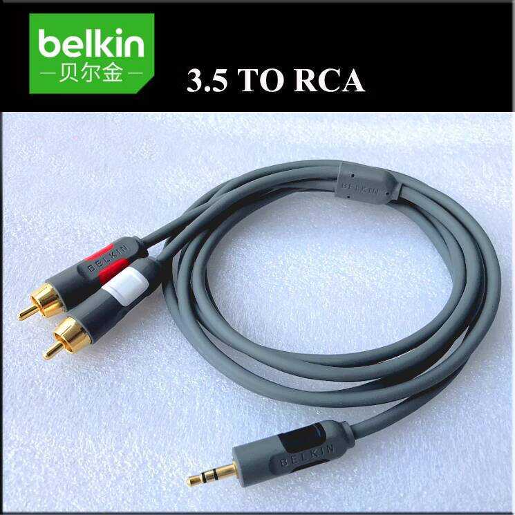 BELKIN BELKIN 3.5 đến RCA Cáp tín hiệu âm thanh hai đầu sen Điện thoại di động Cáp tín hiệu máy tính