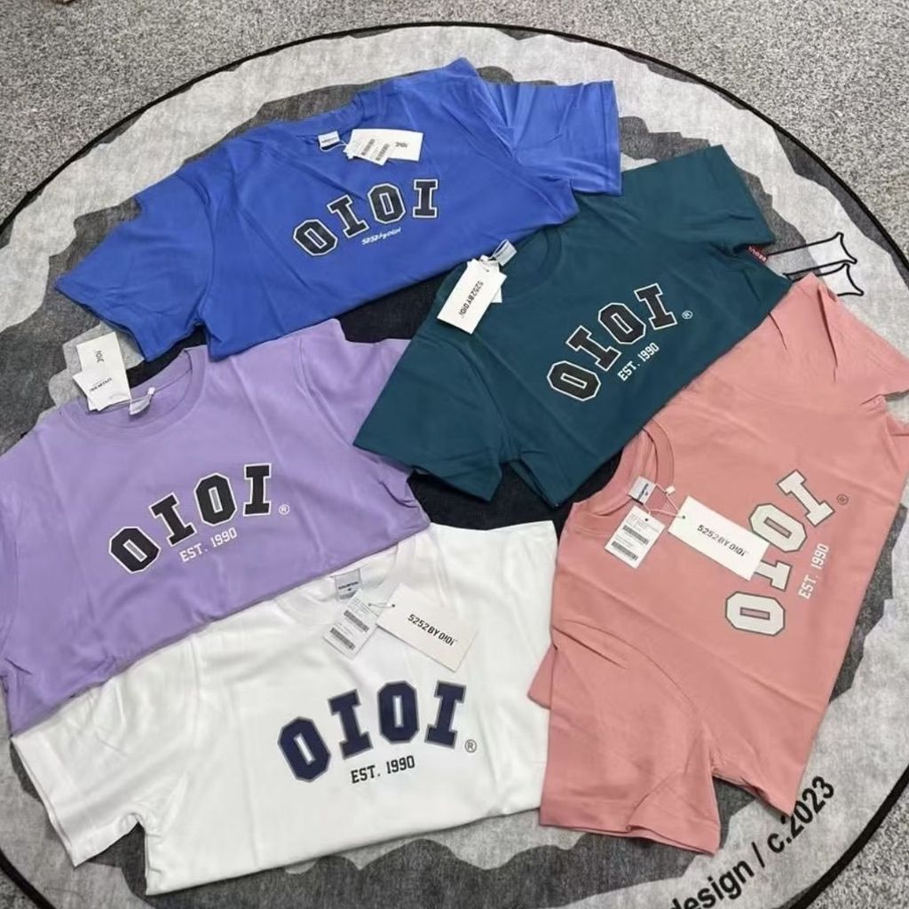 Áo Thun Cặp Đôi Oioi Hình In Rose Park Chae-young, chất liệu Cotton