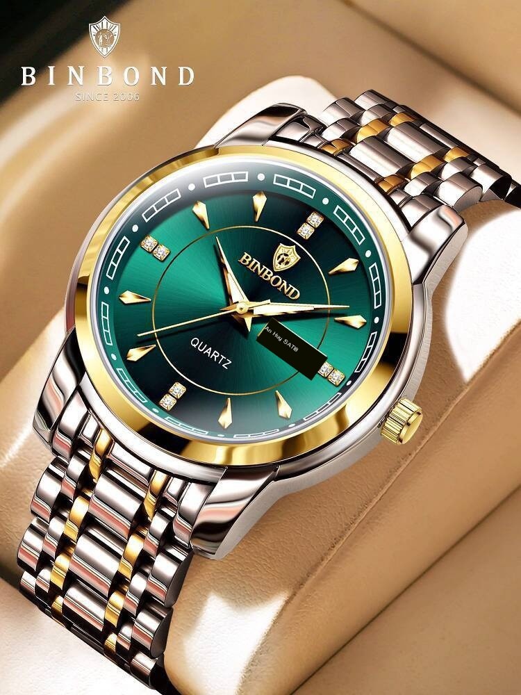 Đồng BINBOND, thương hiệu hãng, cửa hàng chính thức, cơ khí, quartz, đồng hồ đeo tay cho nam giới
