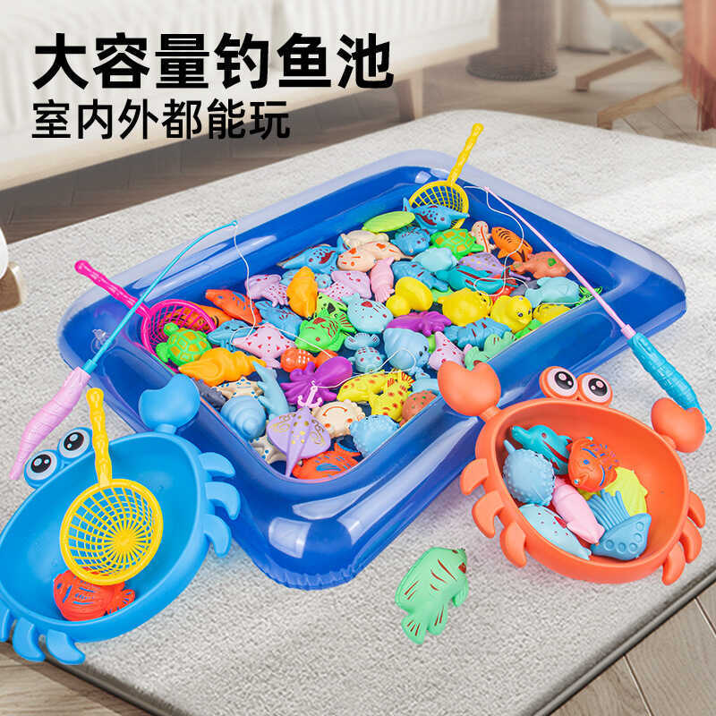 Trẻ Em Từ Tính Câu Cá Bộ Đồ Chơi Cho Bé Giáo Dục Cần Câu Cá Ao Cá Ao Chơi Đồ Chơi Nước