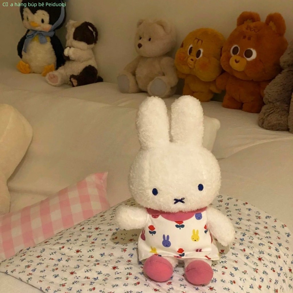 🌲HÀNG CÓ SẴN🍑 Miffy Thỏ Sang Trọng Đồ Chơi Búp Bê Mặc Quần Áo Thỏ Búp Bê Mặc Miffy Thỏ Búp Bê Gối