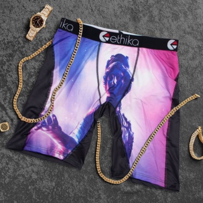 Ethika Boxer Quần Short Nam Với Họa Tiết In Hình, Phong Cách Thời Trang Đường Phố