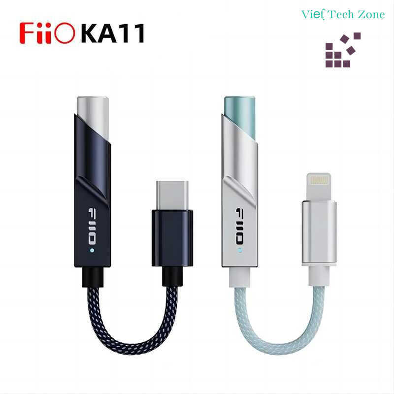 Bộ chuyển đổi USB DAC AMP FiiO KA11 âm thanh độ phân giải cao Type-C sang USB 3.5mm | Nguyên bản