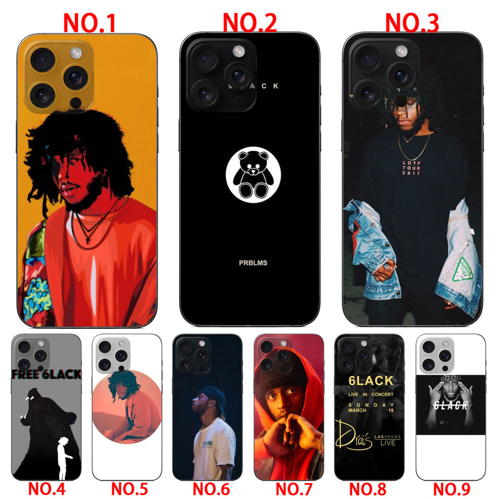 Ốp điện thoại bảo vệ 6LACK cho Redmi Note 13 4G Note 13 5G Note 11 11s Note 11 pro 4G Note 10 10s No