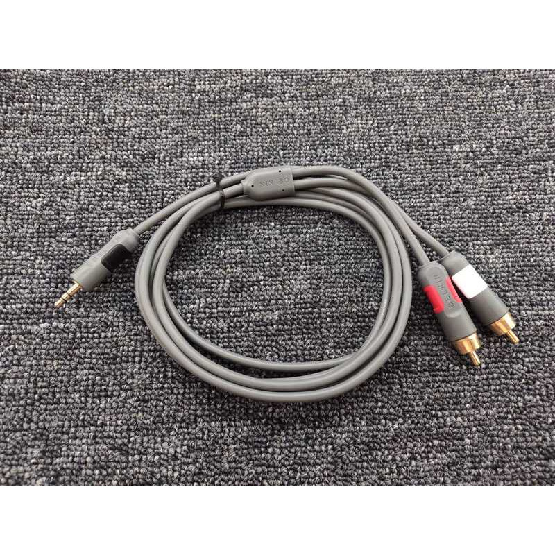 Cáp âm thanh hai điểm BELKIN BELKIN chính hãng thời trung cổ 3,5 đến cáp tín hiệu sen đôi 1,8m xindi