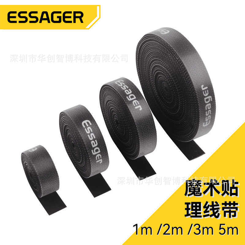 Quản lý cáp ESSAGER với cáp dữ liệu Cáp sạc lưu trữ Velcro Tie Cable Tie Cable Tie Cable Tie Buckle 