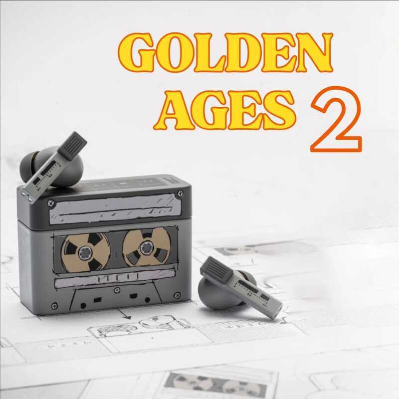 Tai nghe Bluetooth không dây thực sự MOONDROP Golden Ages/Golden Ages 2 Tai nghe ANC