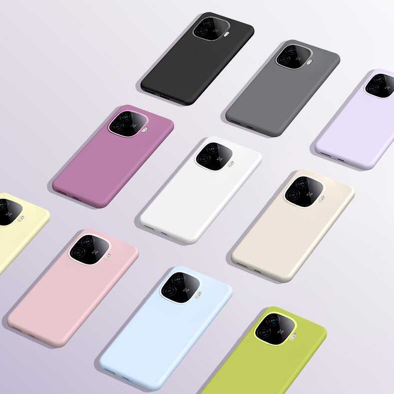 Thích hợp cho VivoS30pro Liquid Silicone iqoo10turbo Oil Phun Da-Feel Shell IQOO13 Màu Nguyên Chất M