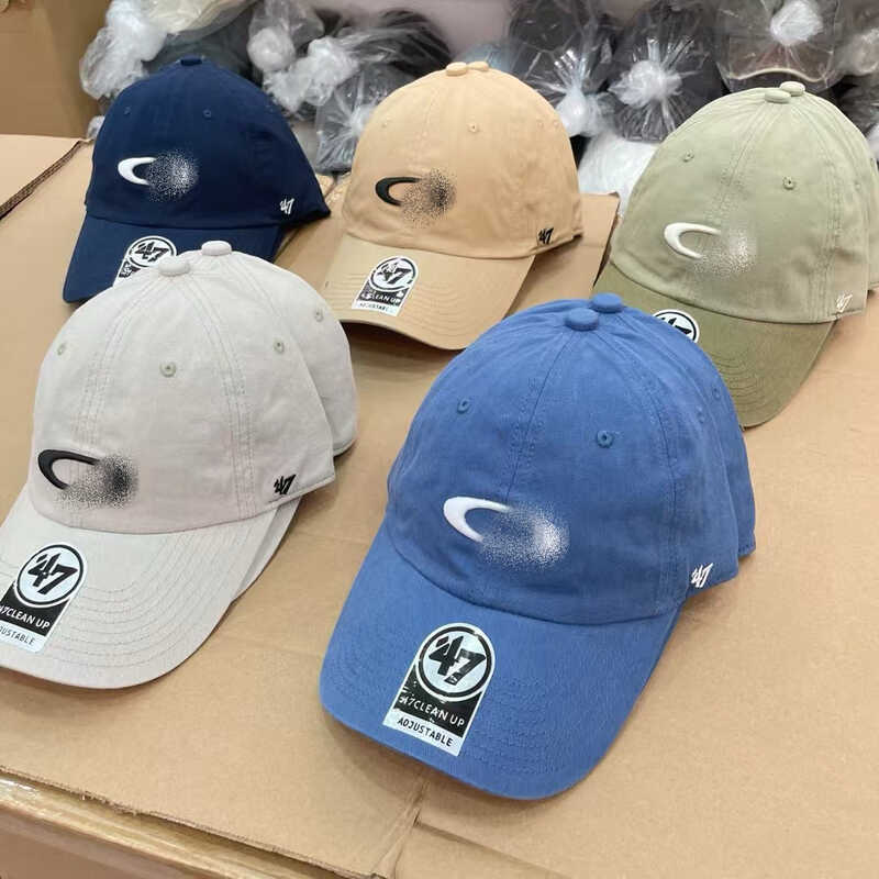 Mũ bóng chày nam nữ retro thêu, phối thương hiệu Lee và 47brand