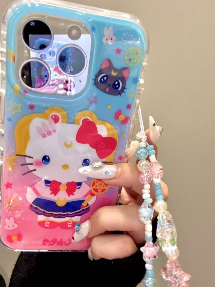 Ốp điện thoại toàn diện IPhone 1 có dây chuyền