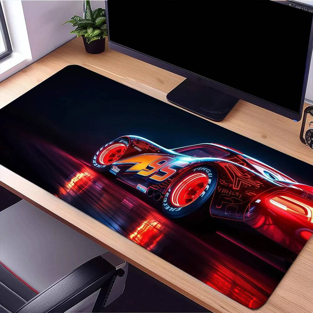 Hoạt Hình Rayo Dễ Thương M-Mc-Queen 95 Miếng Lót Chuột Ô Tô Bàn Lớn Thảm Bàn Phím Tiện Dụng Văn Phòn