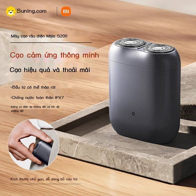 Máy cạo râu Xiaomi Mijia S200 điện mini di động nam, quà tặng cho bạn trai, mẫu mới 1891